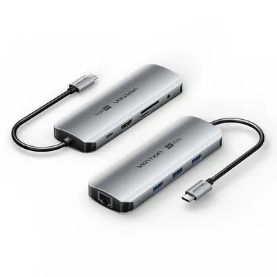 Vention TQLHB USB-C Hub 9-in-1 Grau
