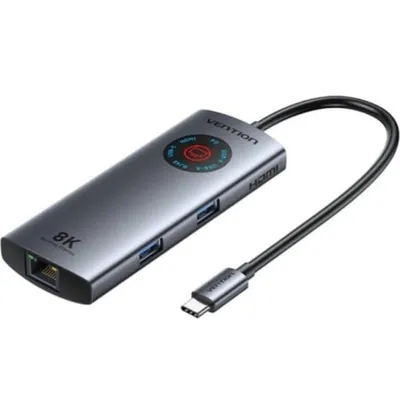 USB-C Docking Station Vention TQZHB 6 in 1 HDMI USB RJ45 PD