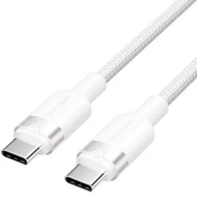 USB 2.0 Typ-C Kabel Vention TRDWF 3A 60W 1m Weiß USB 2.0 Typ-C Kabel Vention TRDWF 3A 60W 1m Weiß