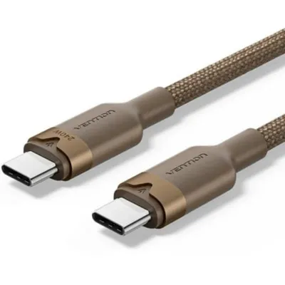 Kabel USB-C Vention TRIJF 5A 240W 1m Gold