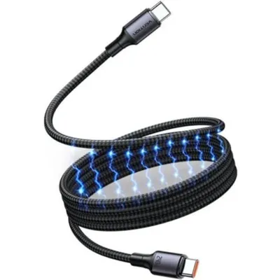 Magnetisches USB-C-Kabel Vention TSA 240W 5A 1m Geflochten Schwarz