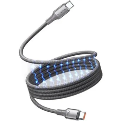 Magnetisches Kabel Vention TSAJF 1m USB-C 5A 240W Titan