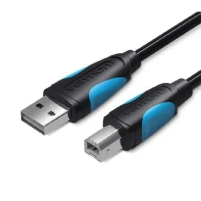 Vention VAS-A16-B300 USB 2.0 Druckerkabel 3m 480Mbps Schwarz