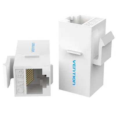 RJ45 Adapter Vention VDD-B07-W Cat5 UTP Weiß Hohlbuchse-Hohlbuchse