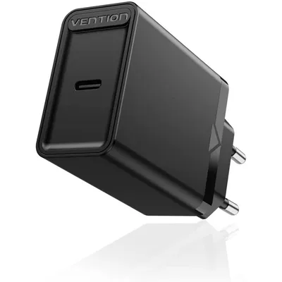 Vention FADB0-EU USB-C Wandladegerät 3A PD20W Schwarz