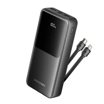 Vention FHPB0 Powerbank 20000 mAh 22,5 W Schwarz USB-A/C/Lightning/Micro-USB