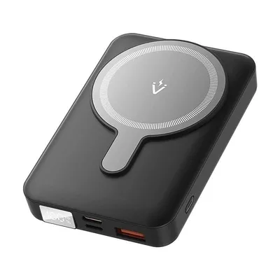 Vention FHTB0 Powerbank 10000 mAh, magnetisch, kabellos, 22,5 W, Schwarz