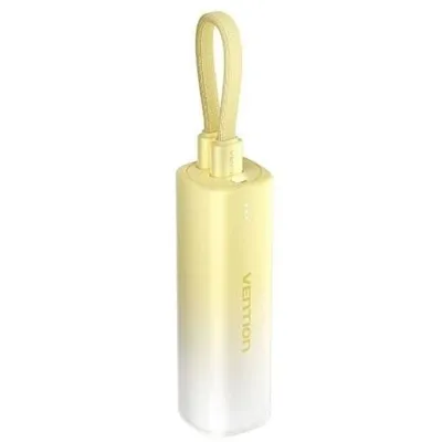 Vention FHWY0 Powerbank 5000 mAh 20 W Kabellos Gelb