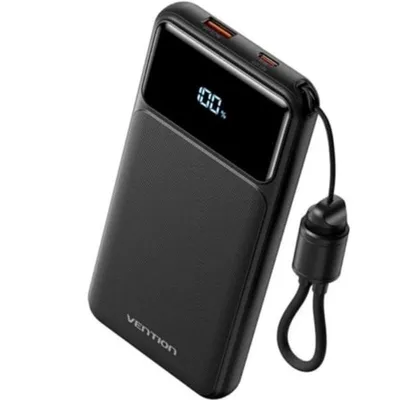 Vention XGY39 Powerbank 10000mAh 22.5W mit Integriertem Kabel