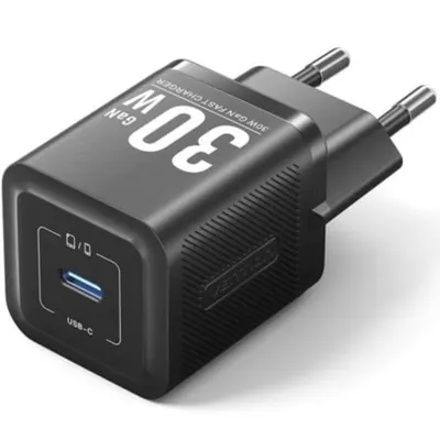 Wandladegerät GaN Vention FEZB0-EU 30W USB-C Schwarz