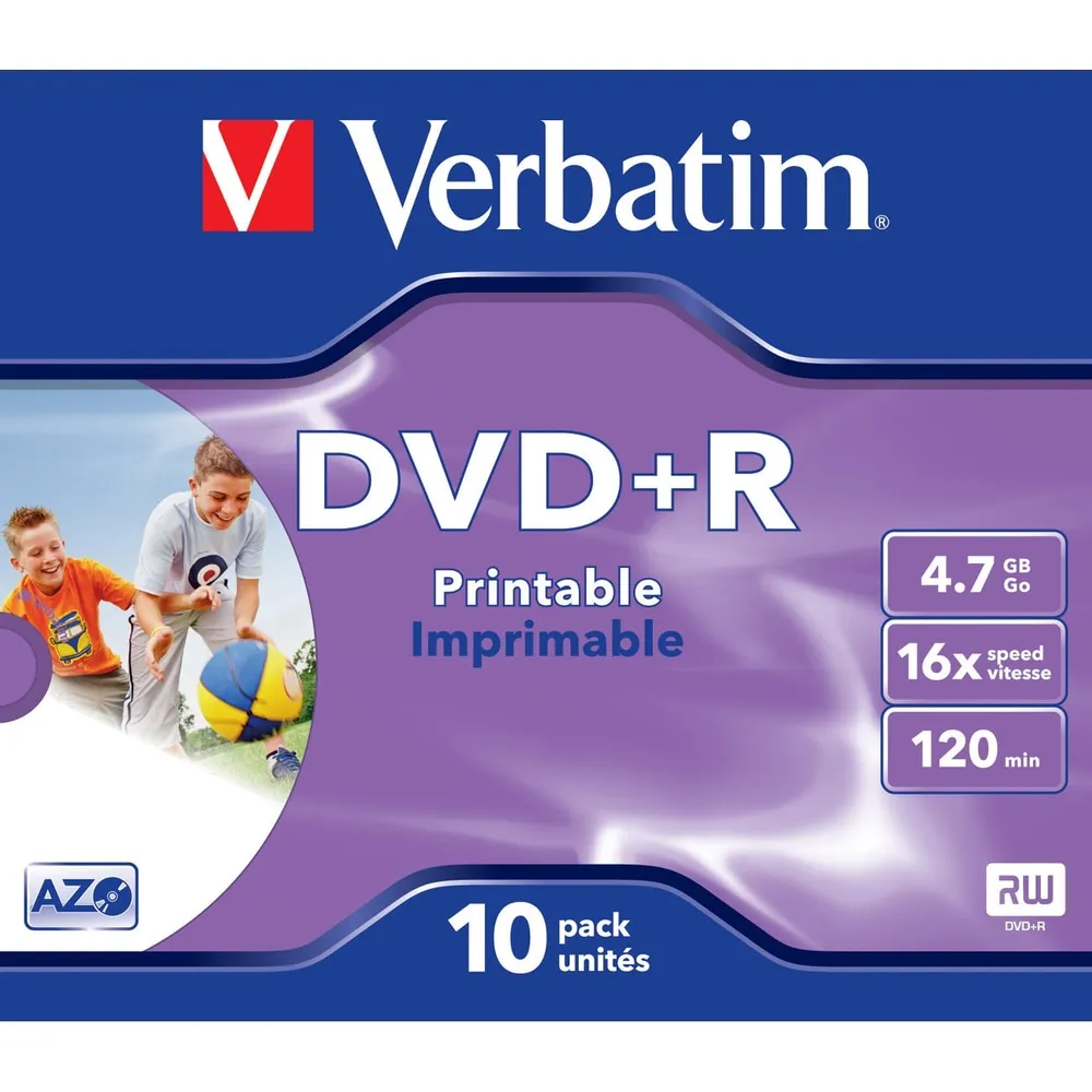 DVD+R Wide Inkjet Printable ID Brand 4
