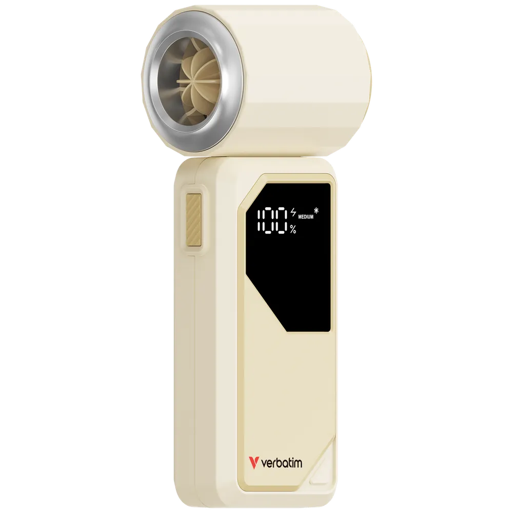 Cool 'n' Go AirJet Weiß/Silber Handventilator