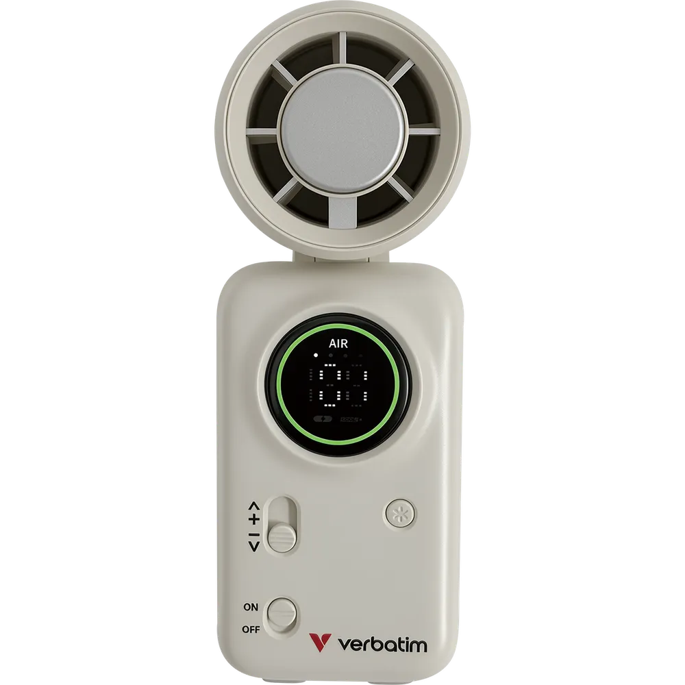 Cool 'n' Go Ice Touch Mini Weiß/Silber Handventilator