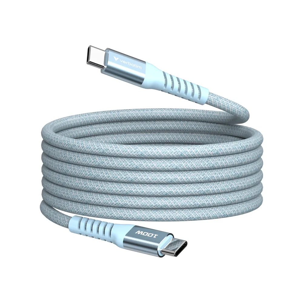 USB-C zu USB-C Kabel Verbatim 31856 1,2 m USB 2.0 Blau