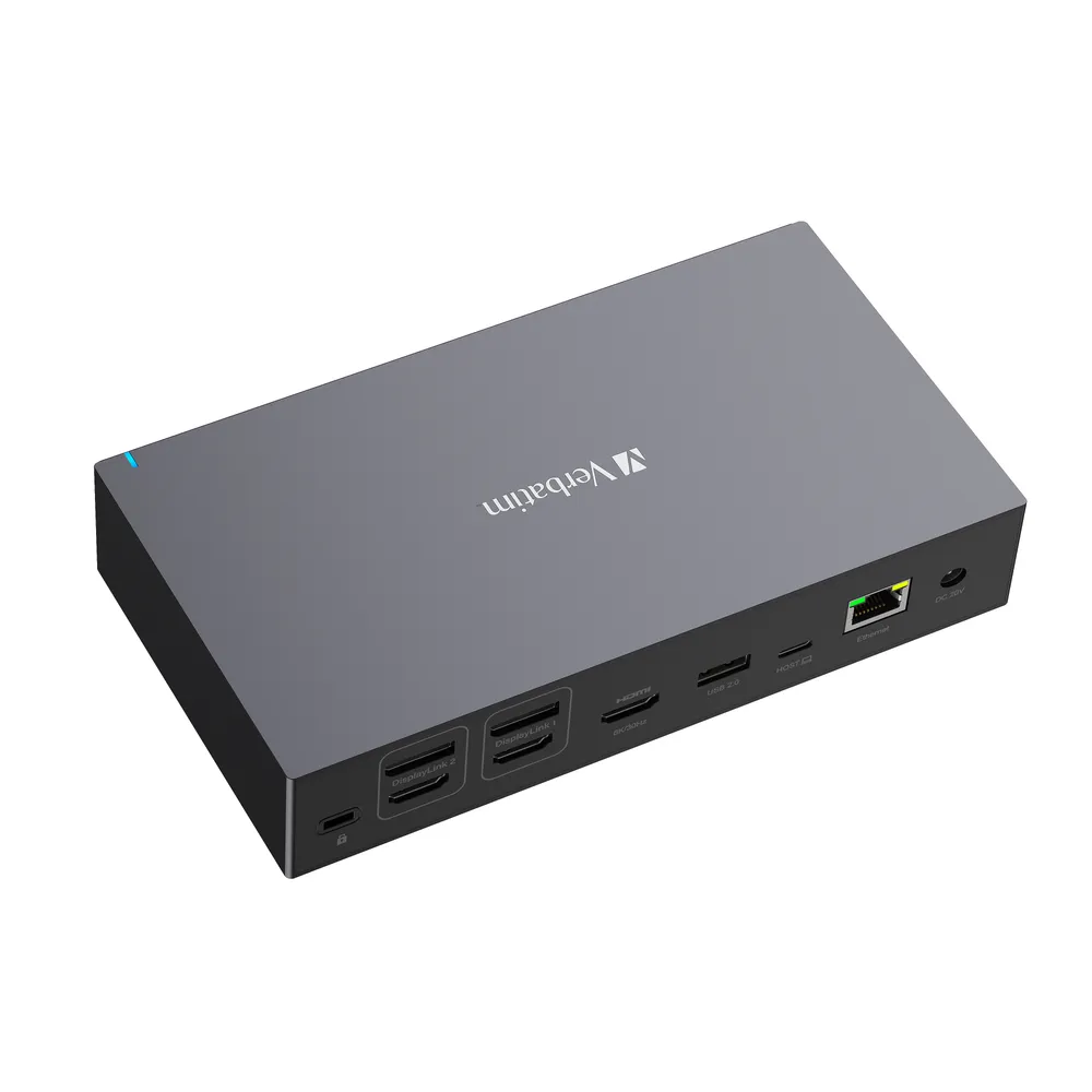 Dockingstation Verbatim CDS-17 USB-C 17-in-1 100W 8K HDMI Ethernet Grau