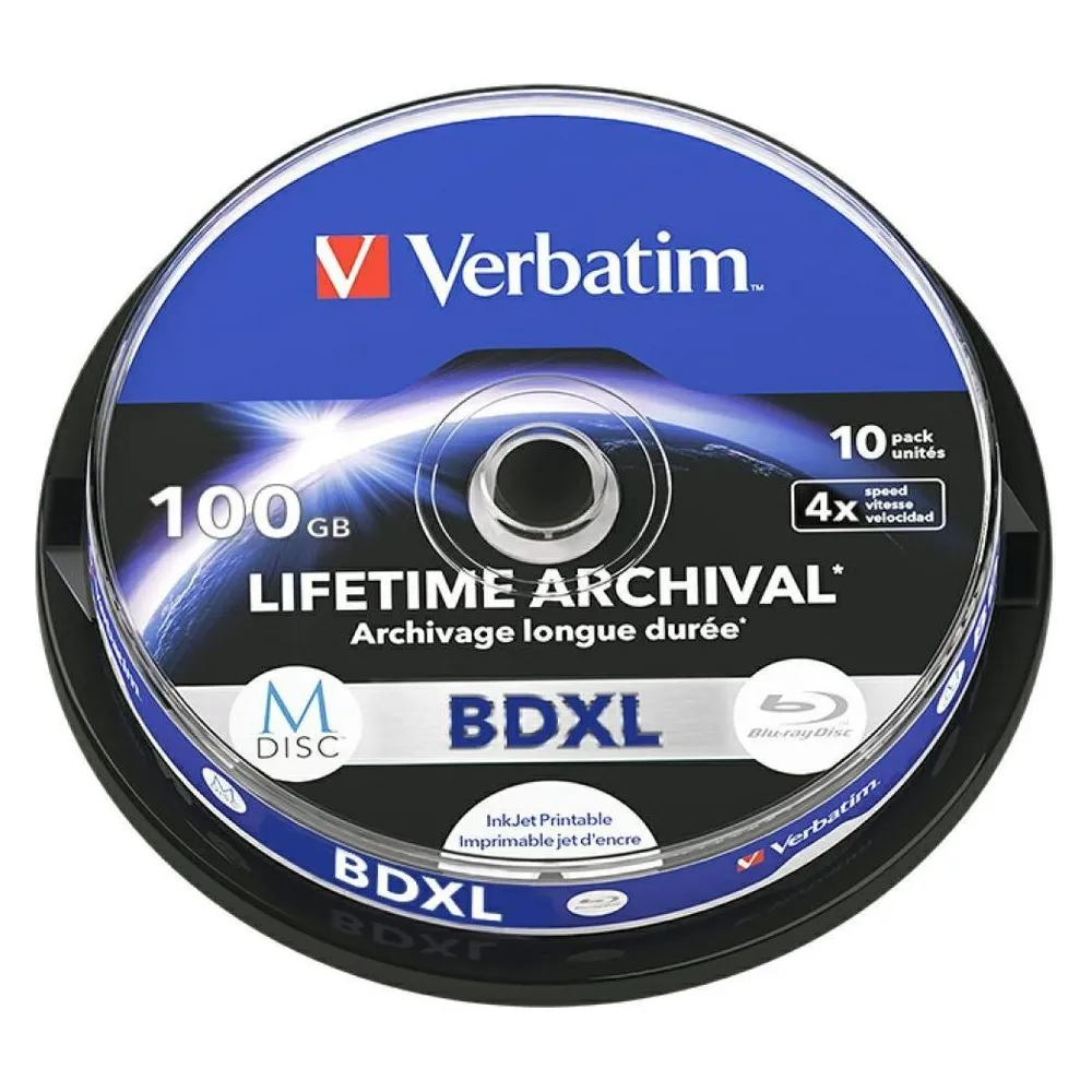 Optische Disc Verbatim BD-XL M-Disc 100 GB 10x