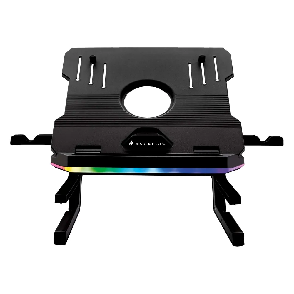 Verbatim Portus X2 Foldable Laptop Stand Multi-Function Foldablestand RGB