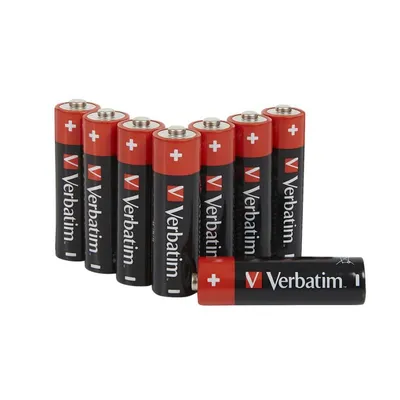 Batterie VERBATIM 49503 AA 1,5 V 8er Pack Einwegbatterien