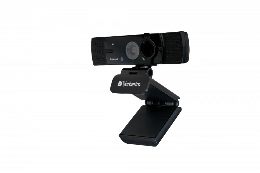Webcam Verbatim 49580 4K 30 fps mit Privatschutzblende