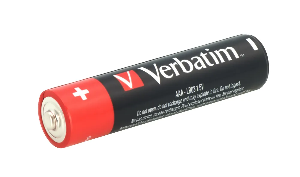 Alkaline-Batterien AAA Verbatim 4er-Pack 1,5 V