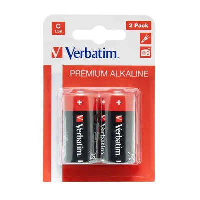 Alkaline-Batterie C Verbatim 1,5 V 2 Stück