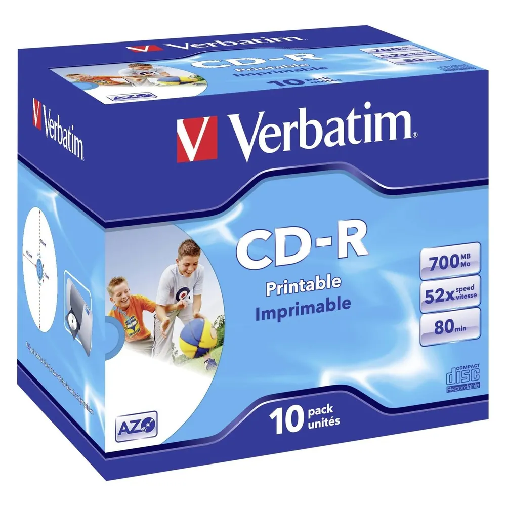 CD-R 700 MB 52x 10er-Pack CD-Rohlinge