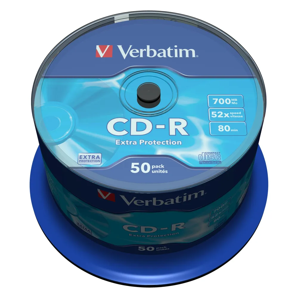 CD-R 700MB 52x 50er-Pack CD-Rohlinge