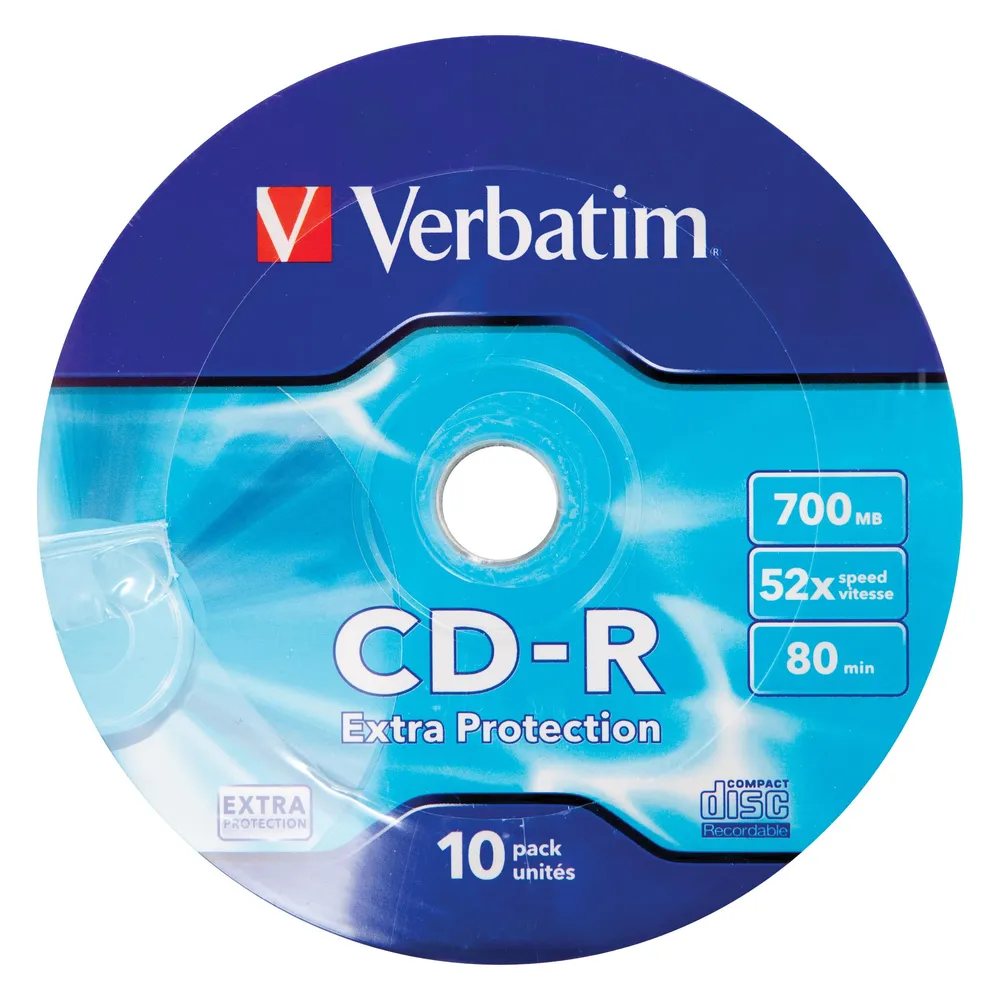 CD-R 700MB 52X Extra Protection 10er-Pack CD-Rohlinge