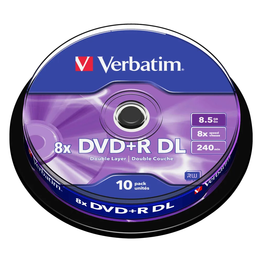 DVD+R Double Layer Matt Silver 8.5 GB