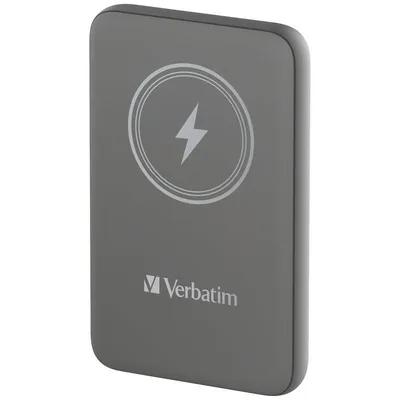 Externe Batterie Verbatim Charge 'n' Go 10000 mAh Quick Charge 3.0 Ladegerät Kabellos Grau