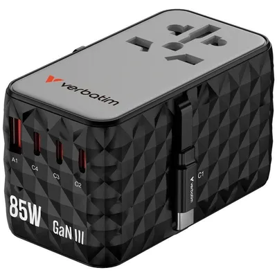Ladegerät Verbatim CNT-02 4 USB-Ports und schnelle Power Delivery-Ladung