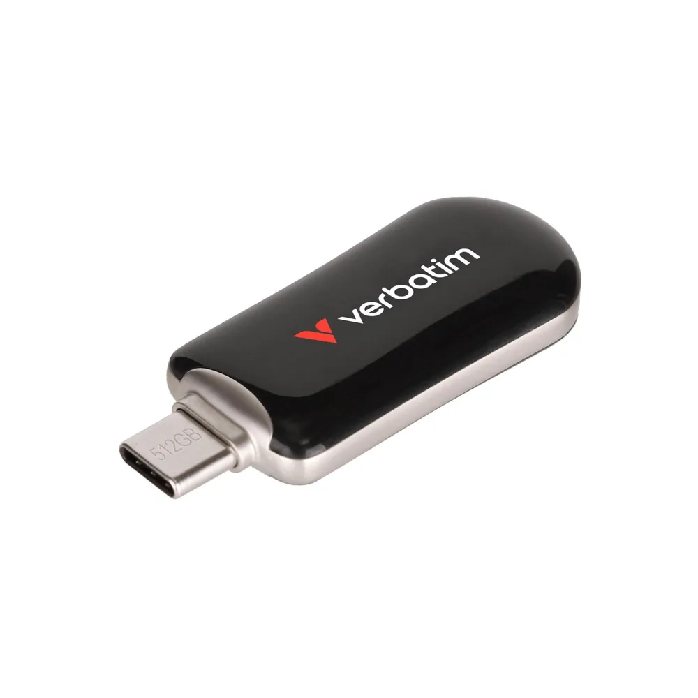 Plectra USB-Stick 512 GB, USB-C, Schwarz