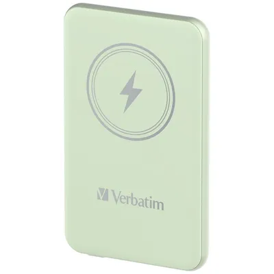 Powerbank Verbatim Charge 'n' Go 5000 mAh Lithium-Polymer Quick Charge 3.0 Grün