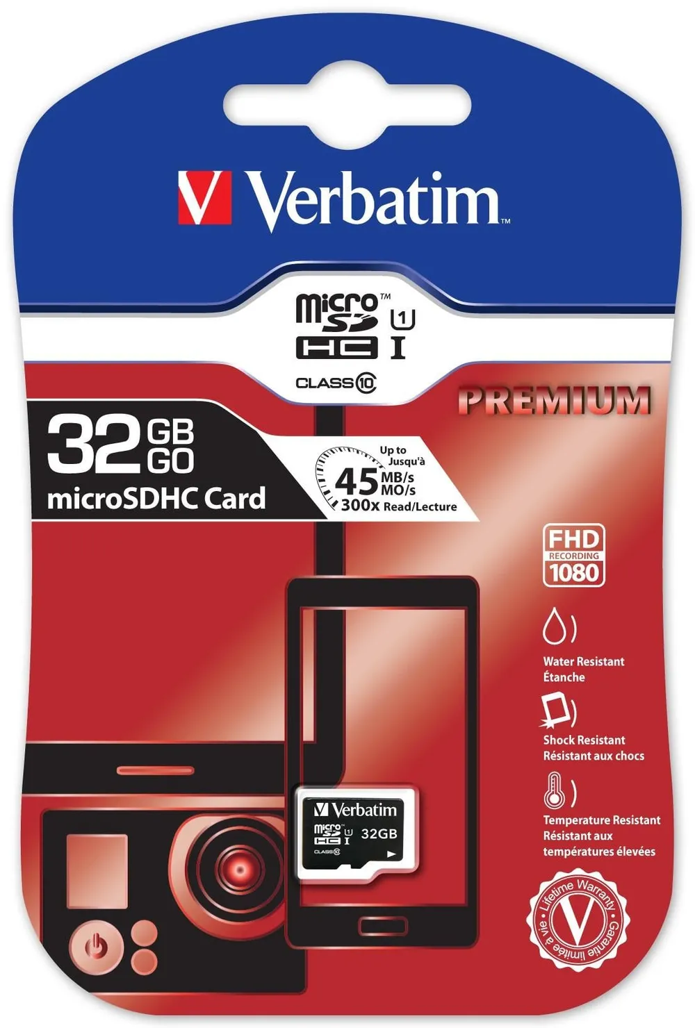 Premium 32GB micro SDHC Speicherkarte
