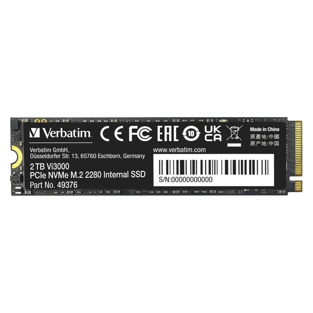 VERBATIM M.2 2280 SSD Vi3000