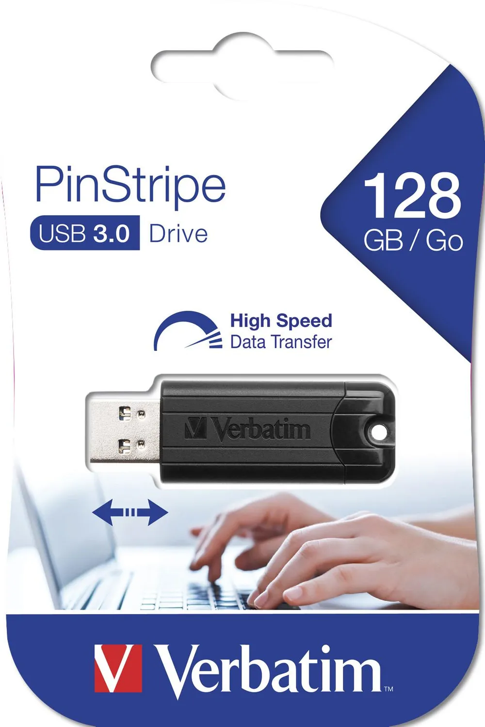Verbatim PinStripe USB 3.0 128GB USB-Stick