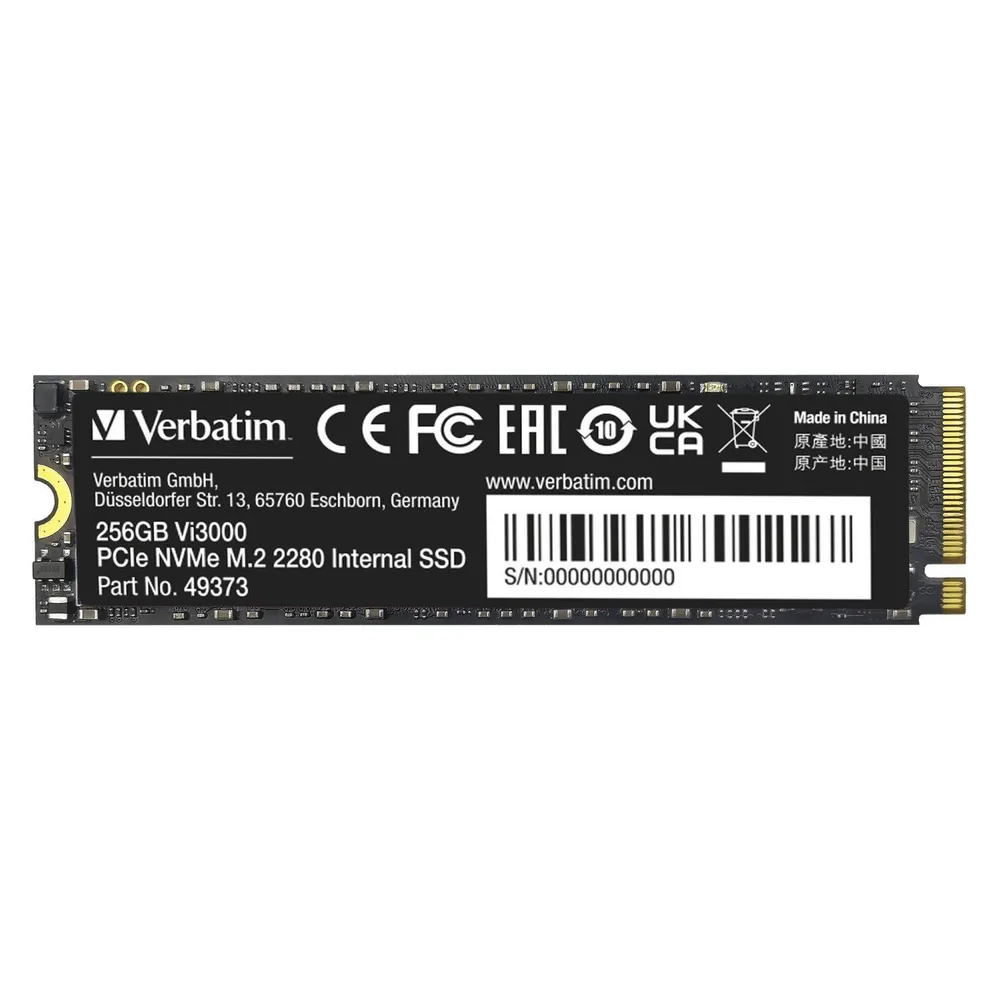 Vi3000 PCIe NVMe M.2 SSD 256GB, interne Festplatte