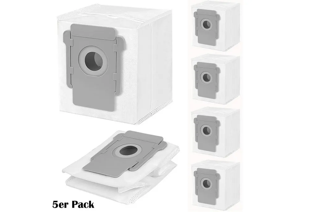 VERCO Staubsaugerbeutel Staubbeutel für iRobot i7 / i7 Plus, passend für Für iRobot, 5 St., Ersatz Staub Beutel für die Absaug Basis Station