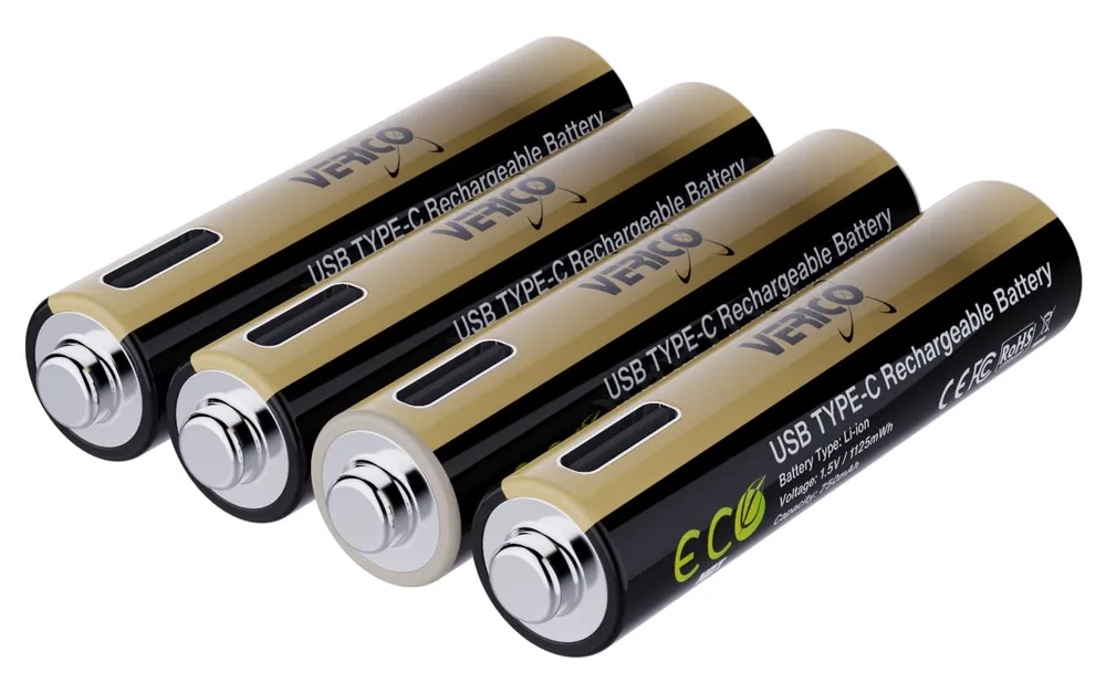 VERICO Li-Ion-Akku Loop Energy, AAA PRO, 4er Pack