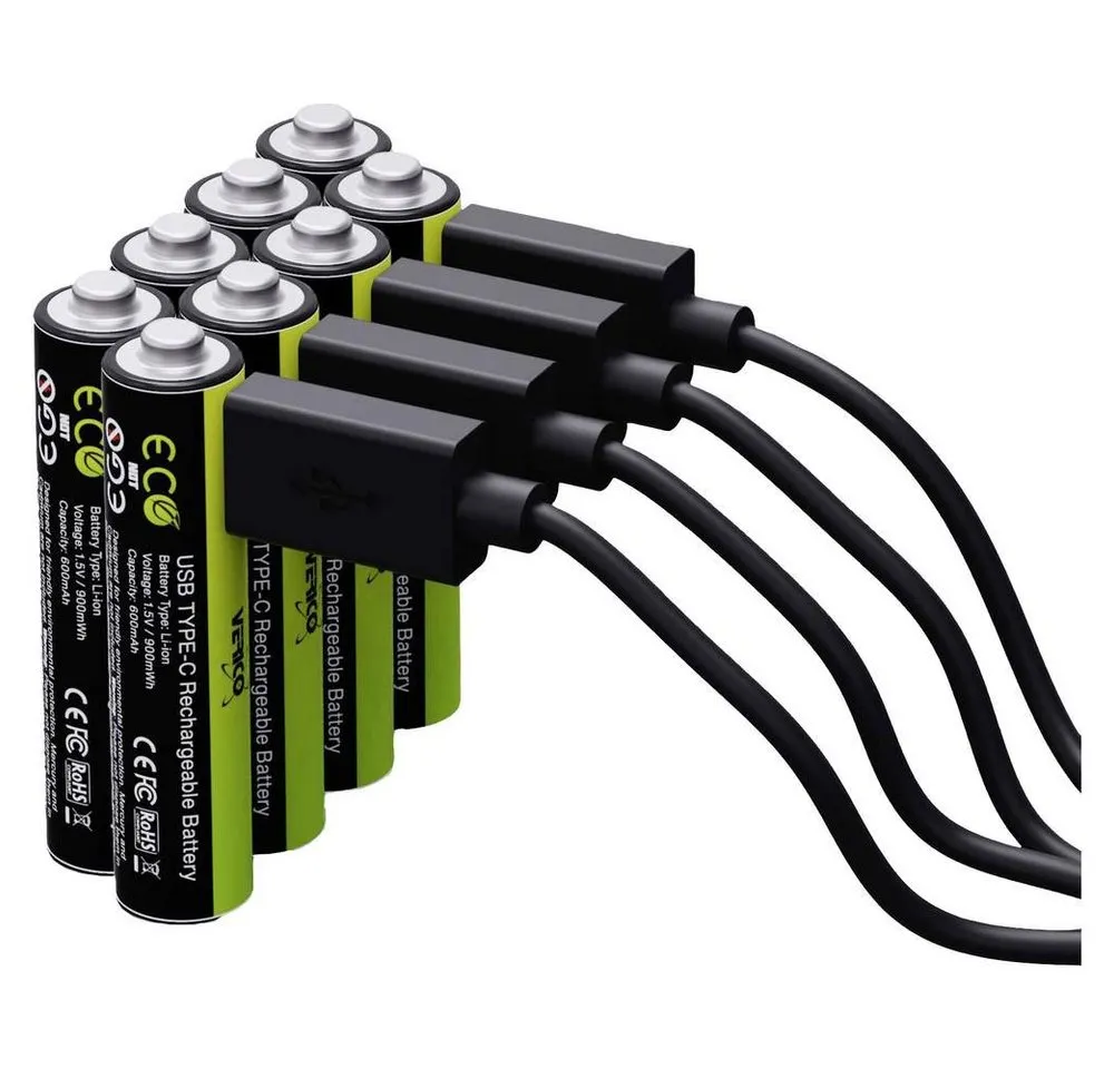 Verico Micro (AAA)-Akku Li-Ion 600 mAh 1.5 V 8 St 1BTOV-A2WECD-NN Akku