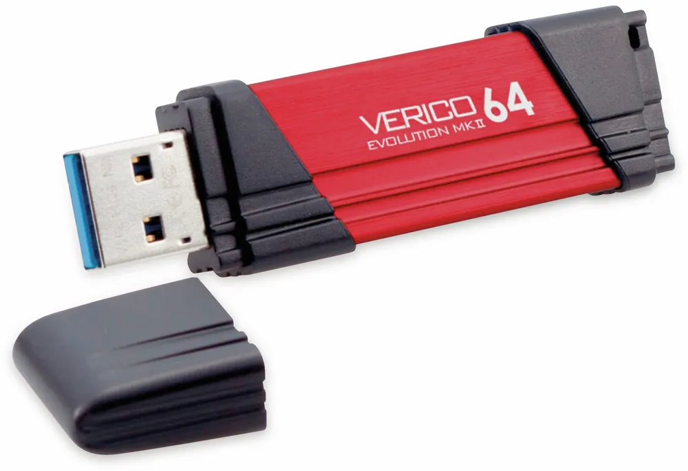 VERICO USB3.1 Stick Evolution MK-II, 64 GB, rot