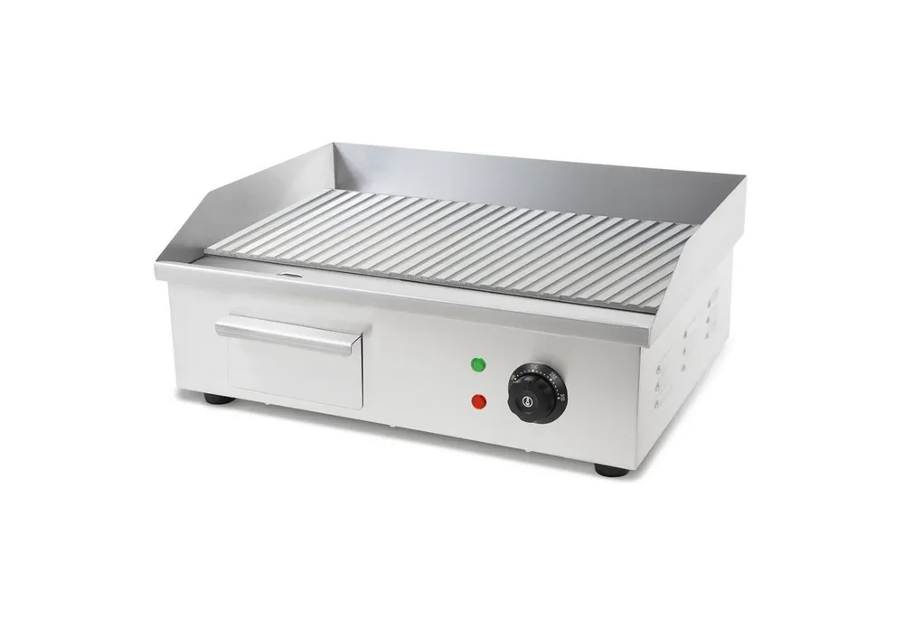 vertes Elektrogrill Grillplatte Bratplatte Plancha Grill Elektrisch 3000W, 3000 W