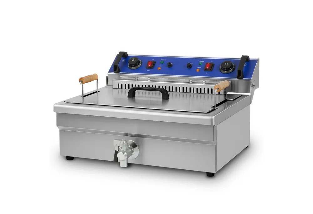 vertes Fritteuse, 50-250°C, 5000W, 230V, Kaltzonenprinzip
