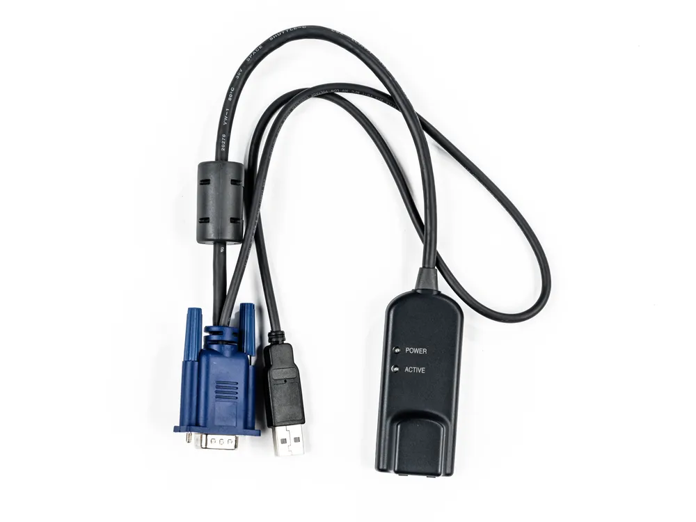 Vertiv Avocent MPUIQ-VMCHS Tastatur/Video/Maus (KVM)-Kabel Schwarz, Blau 0,3556 m