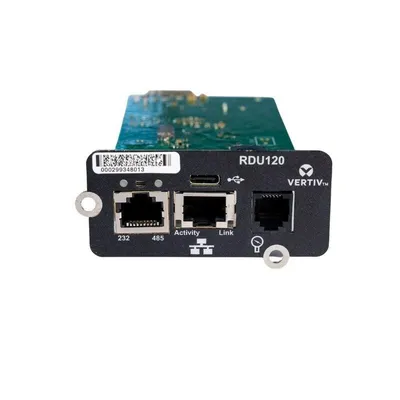 Netzwerkkarte Vertiv Liebert IntelliSlot RDU120 Ethernet 1000 Mbit/s USB