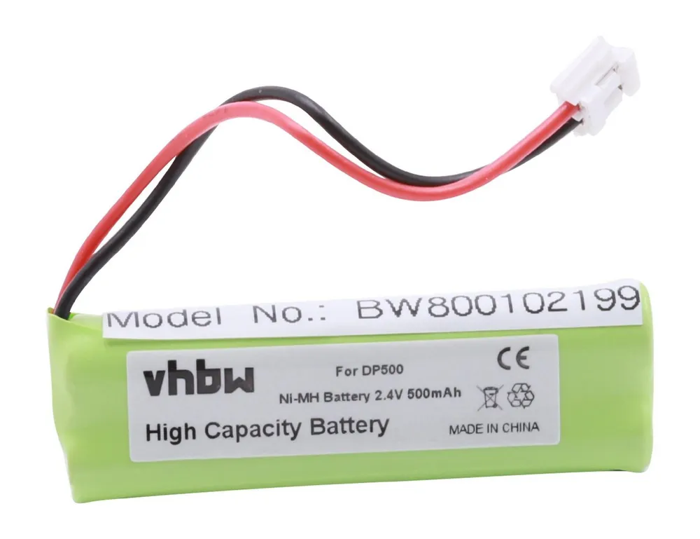 Akku passend für Medion MD82622, MD82973, MD83001, MD83022, MD83024, MD83091, MD83166, MD83173 Festnetz & DECT (500mAh, 2,4V, NiMH) 500 mAh