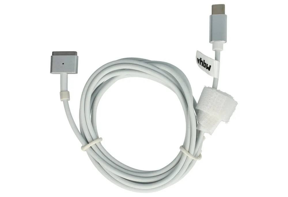 vhbw Adapter passend für Apple Macbook Pro 15" (Ende 2012 - 2017) Notebook Notebook-Adapter USB Typ C Männlich,Usb Type C, Magsafe 2 Männlich, Tragbar