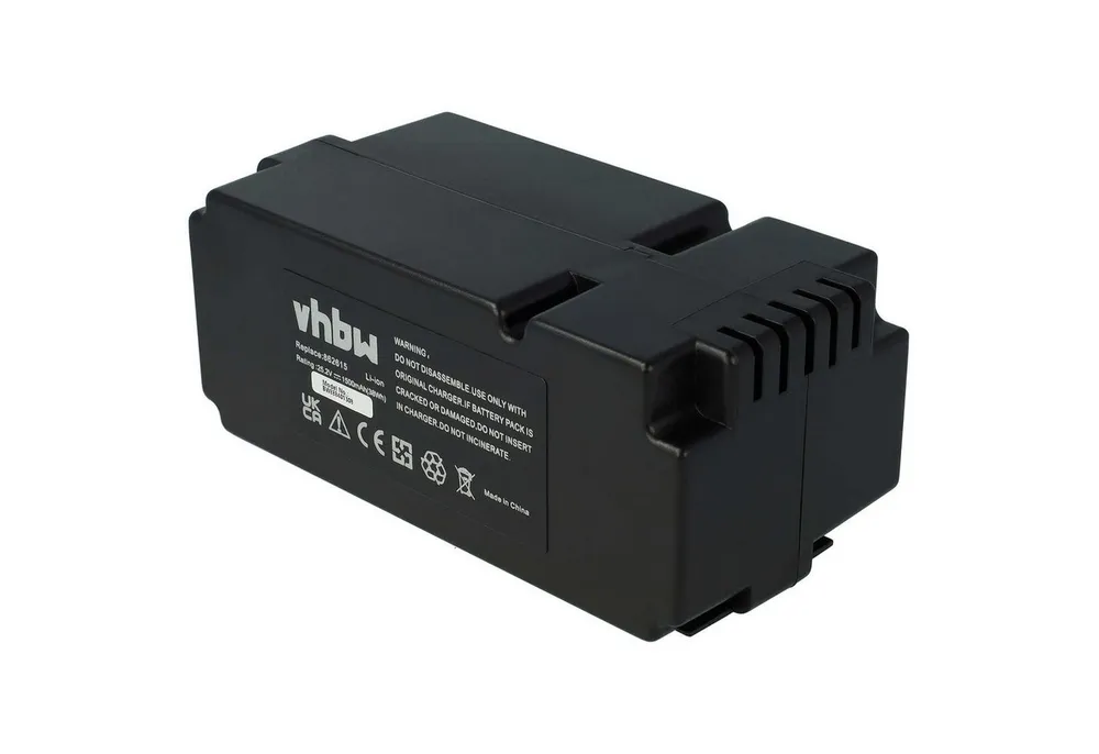 vhbw Akku Ersatz für Yard Force 862601, 862615, 862617, 862618, 0862622, Akku Akku Li-Ion 1500 mAh (25,2 V, 1 St), Leistungsfähiger Austausch-Akku für Rasenmäher, Wiederaufladbar