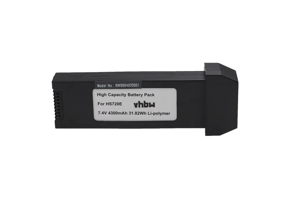 vhbw Akku passend für Holy Stone HS720, HS720E Drohne / Modellbau Drohne Drohnen-Akku Akku Li-Polymer 4300 mAh (7,4 V, 1 St), Leistungsfähiger Austausch-Akku für Drohne, Wiederaufladbar, Jede