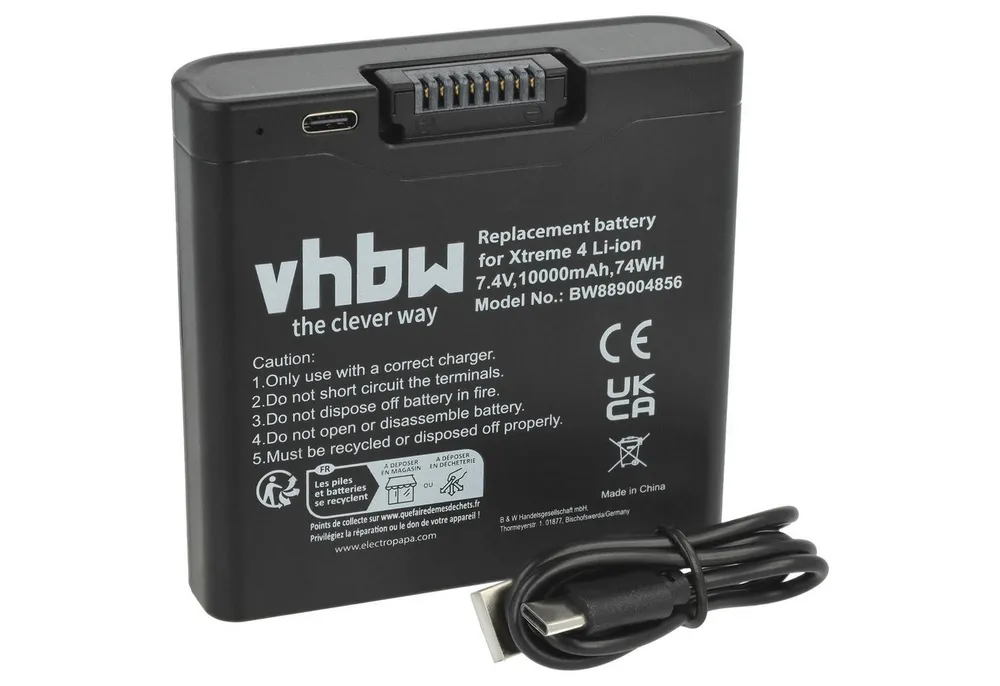 vhbw Akku passend für JBL PartyBox Club 320, Stage 320 Lautsprecher (10000 Akku Akku Li-Ion 10000 mAh (7,4 V, 1 St), Leistungsfähiger Austausch-Akku für Outdoor Lautsprecher